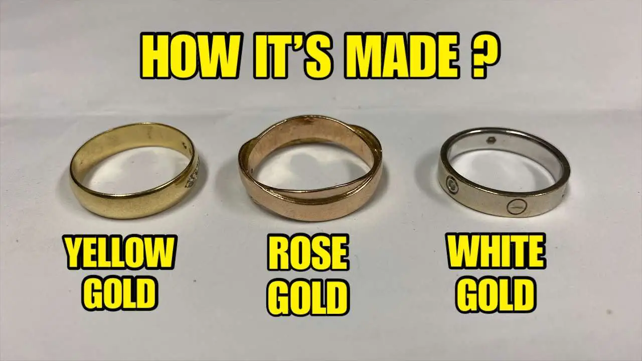 Yellow Gold, Rose Gold, White Gold